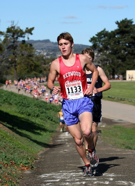 NCS XC D5 Boys-021.JPG - 2009 North Coast Section Cross Country Championships, Hayward High School, Hayward, California